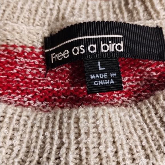 Free as a Bird super cozy knitted crew neck sweater - Picture 4 of 8